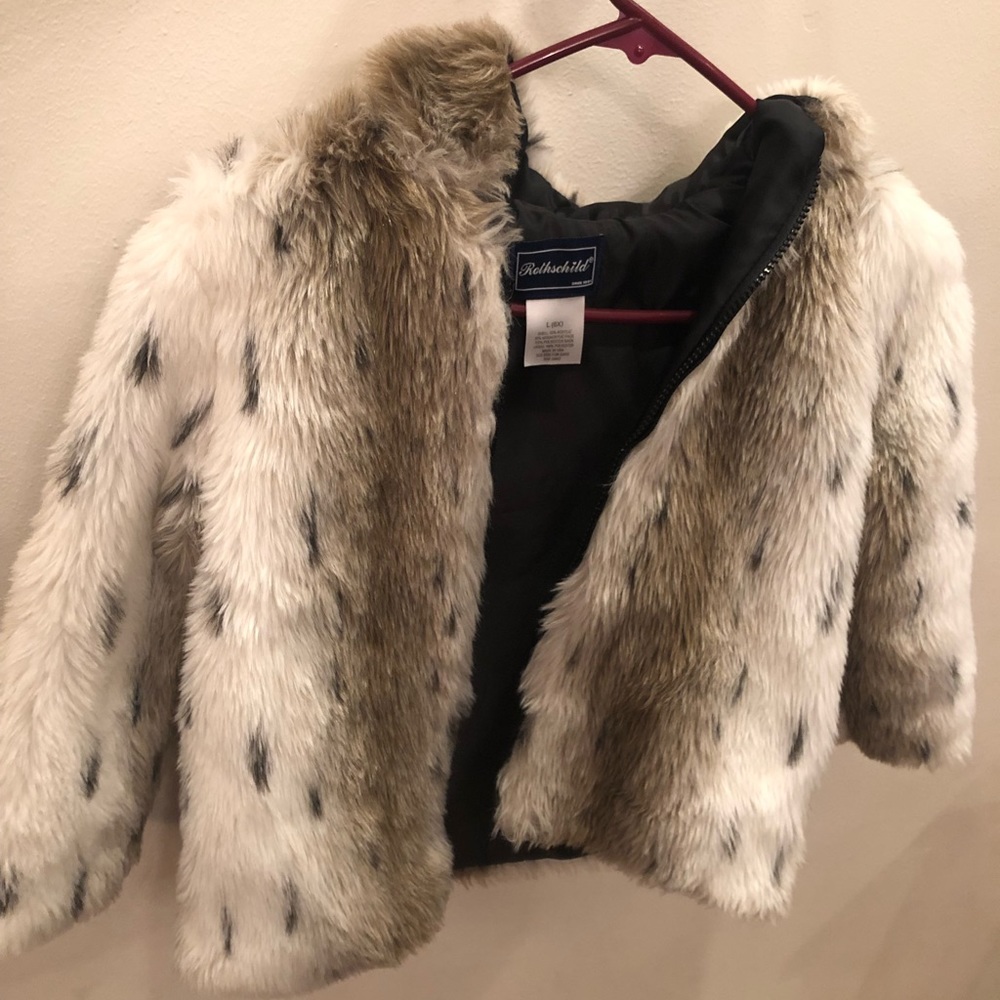 Furr Jacket Girls Size 6